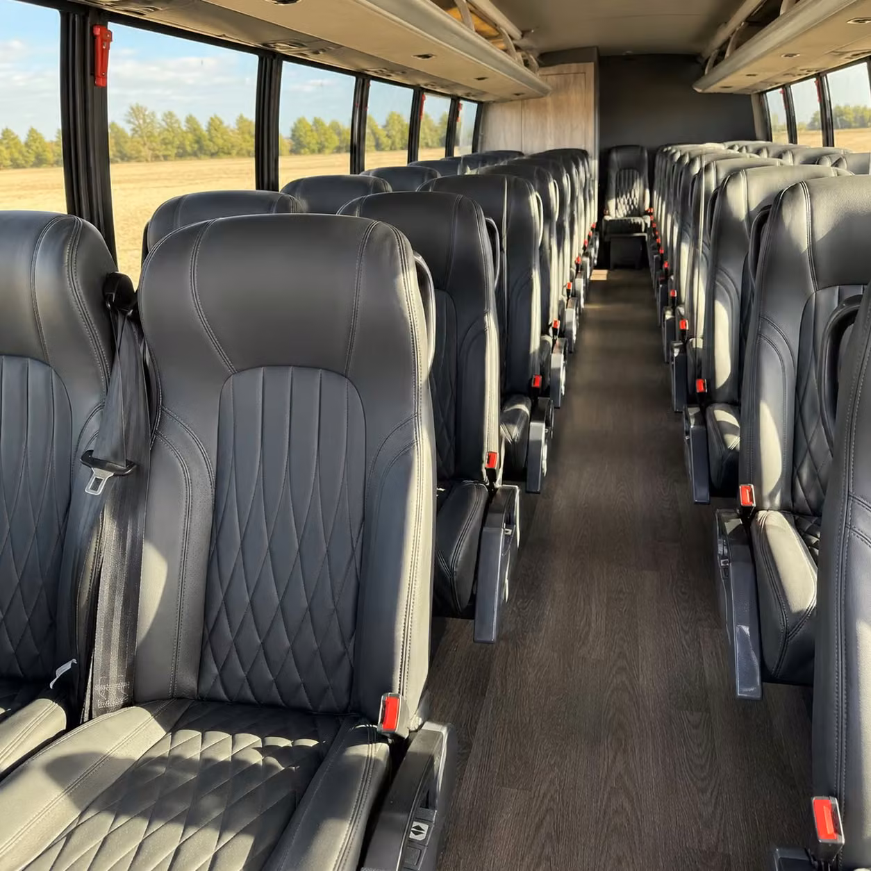 25 passenger minibus interior