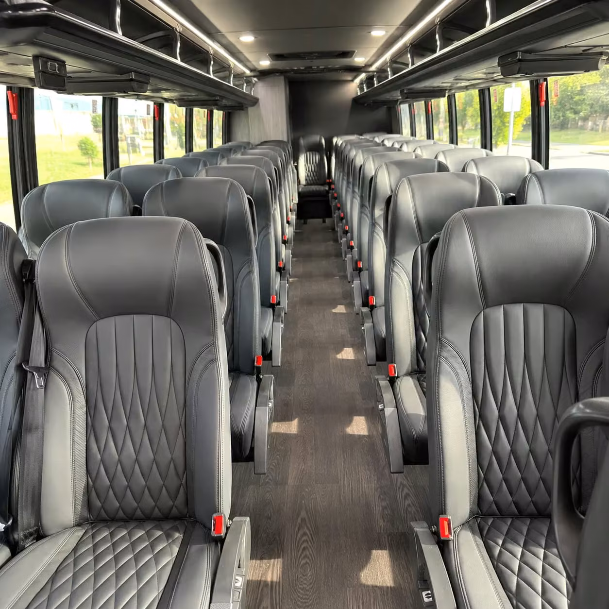 28 passenger minibus inside