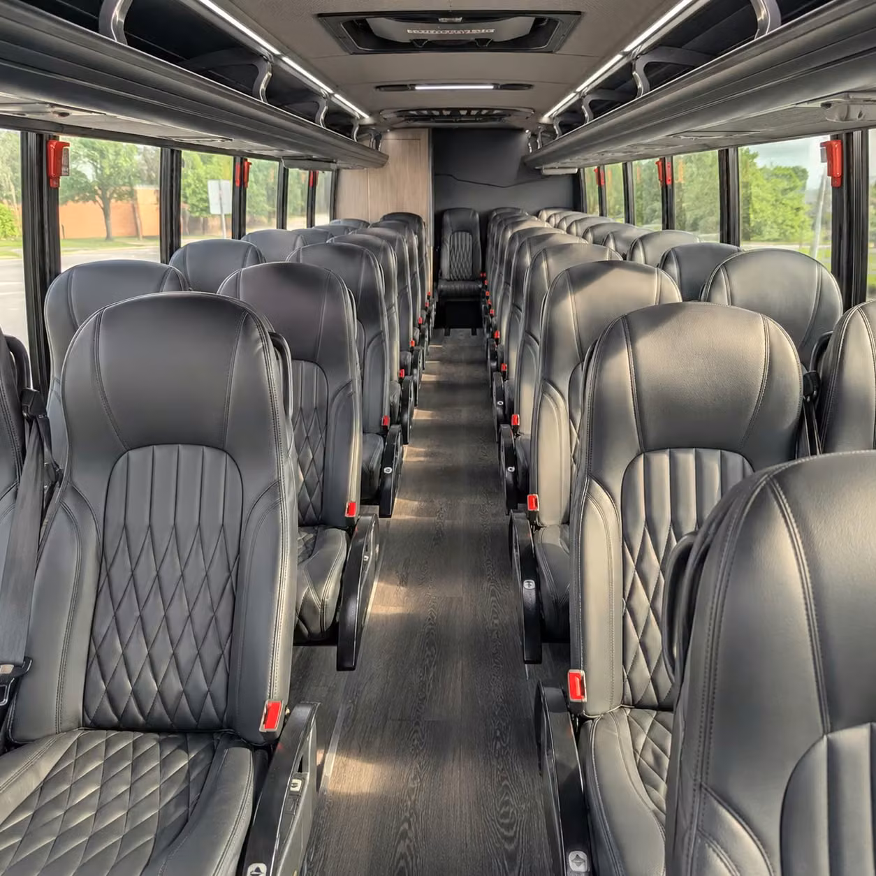 35 passenger minibus inside