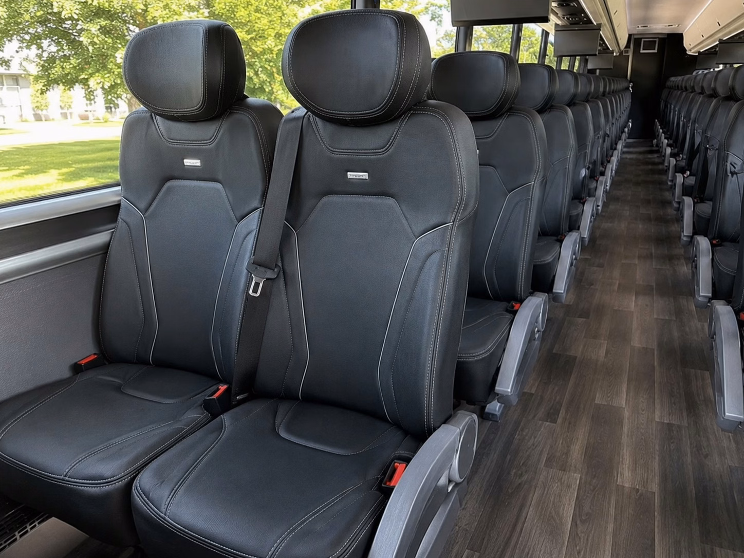 day of wedding guest shuttles between ceremony and reception in west haven