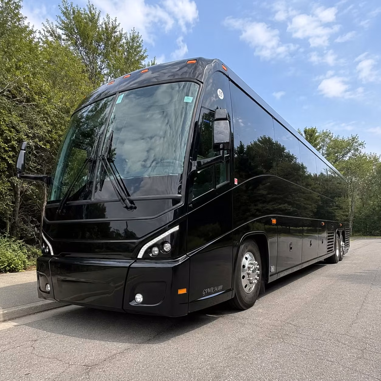 west haven 56 passenger charter bus rental